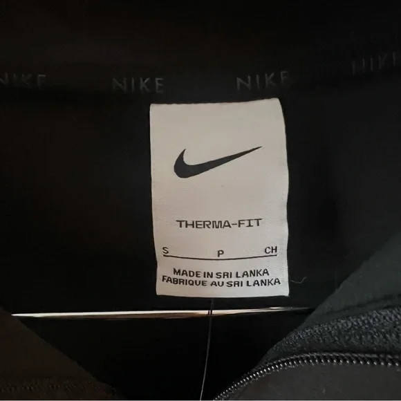 Nike Therma Fit Black Training Half Zip Pullover Top Size Small NEW $62 - Picture 5 of 9